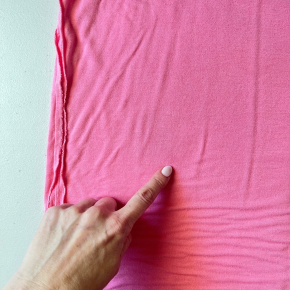 We The Free People Moon Dance Pink V-Neck Tank Top Casual Sleeveless XL - Picture 8 of 10